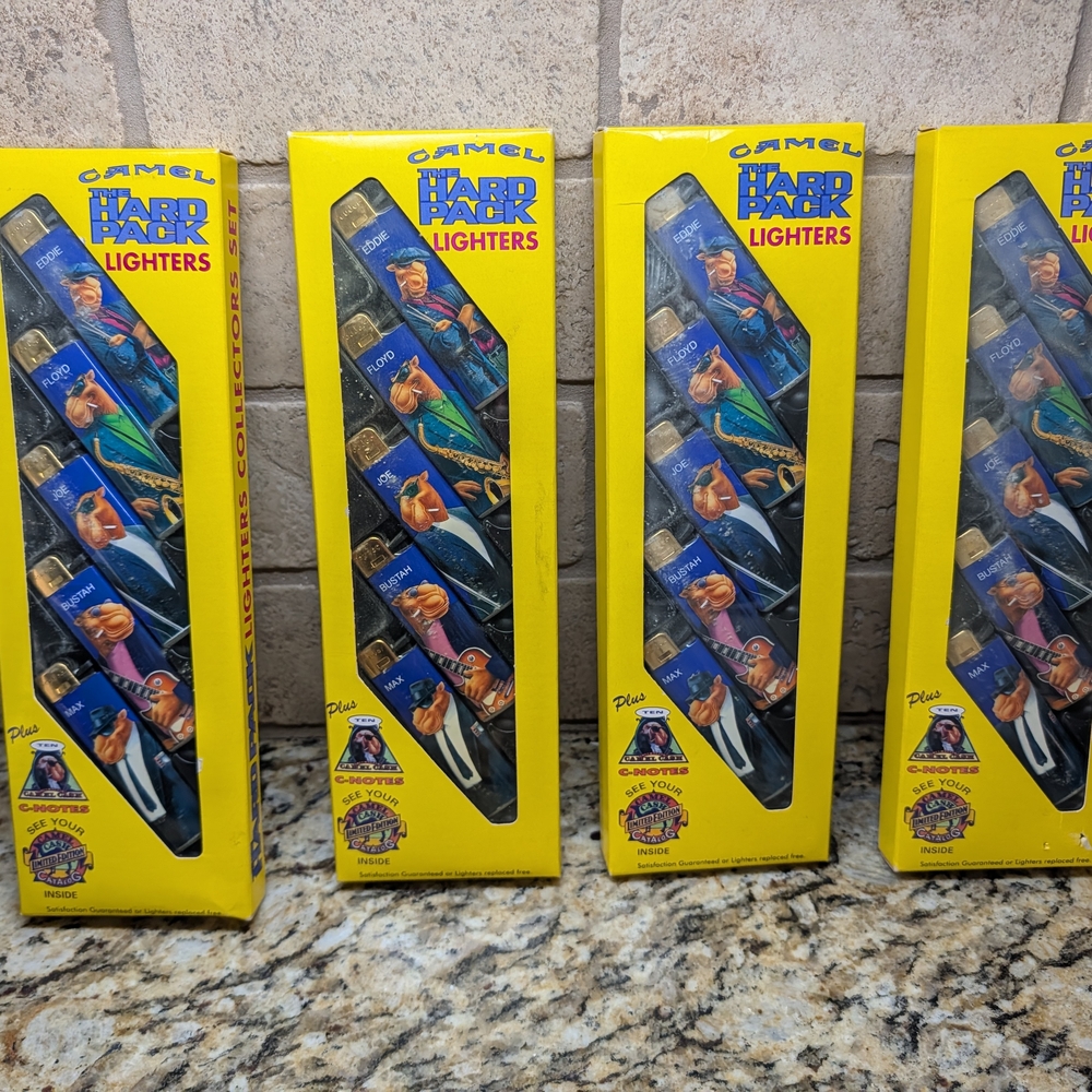 1991 Vintage Camel Lighters